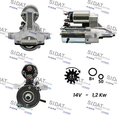 Fispa S12VS0283A2 - Motorino d'avviamento www.autoricambit.com