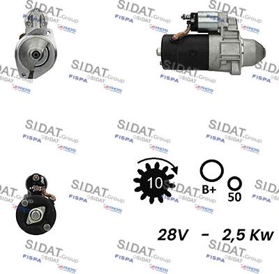 Fispa S24BH0135A2 - Motorino d'avviamento www.autoricambit.com