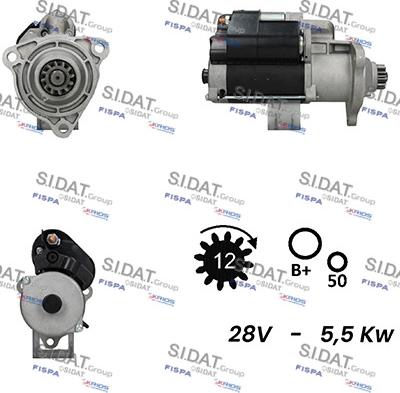 Fispa S24BH0126A2 - Motorino d'avviamento www.autoricambit.com