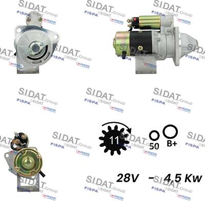 Fispa S24HT0140A2 - Motorino d'avviamento www.autoricambit.com