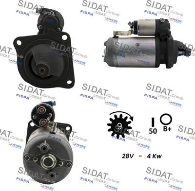 Fispa S24MA0036 - Motorino d'avviamento www.autoricambit.com