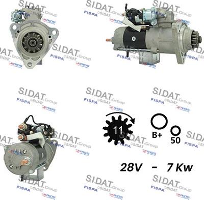 Fispa S24MH0085A2 - Motorino d'avviamento www.autoricambit.com