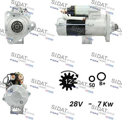 Fispa S24MH0071A2 - Motorino d'avviamento www.autoricambit.com