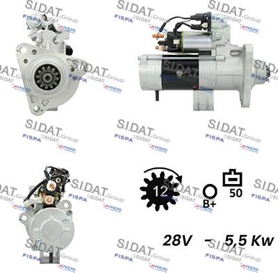 Fispa S24MH0073 - Motorino d'avviamento www.autoricambit.com