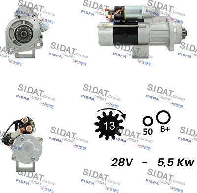 Fispa S24MH0072A2 - Motorino d'avviamento www.autoricambit.com