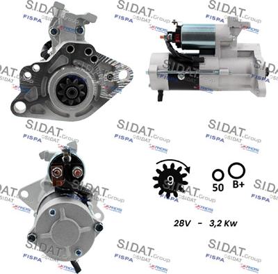 Fispa S24MH0159A2 - Motorino d'avviamento www.autoricambit.com