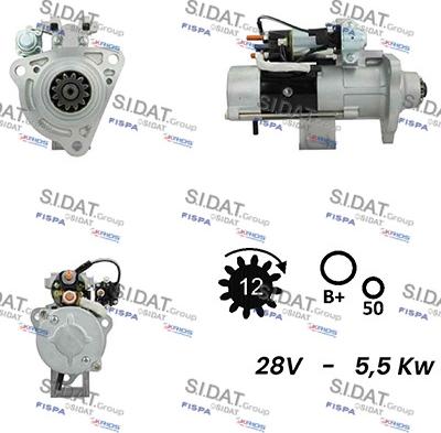 Fispa S24MH0109 - Motorino d'avviamento www.autoricambit.com