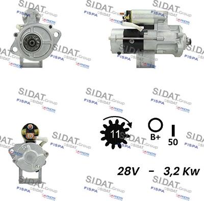 Fispa S24MH0134A2 - Motorino d'avviamento www.autoricambit.com