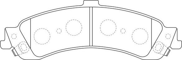 BENDIX DB2081 - Kit pastiglie freno, Freno a disco www.autoricambit.com