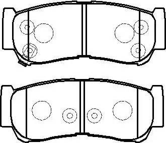 HELLA T1672 - Kit pastiglie freno, Freno a disco www.autoricambit.com