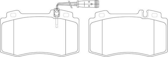 Mercedes-Benz 004420902065 - Kit pastiglie freno, Freno a disco www.autoricambit.com