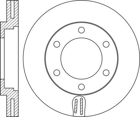 BENDIX 561798 B - Discofreno www.autoricambit.com