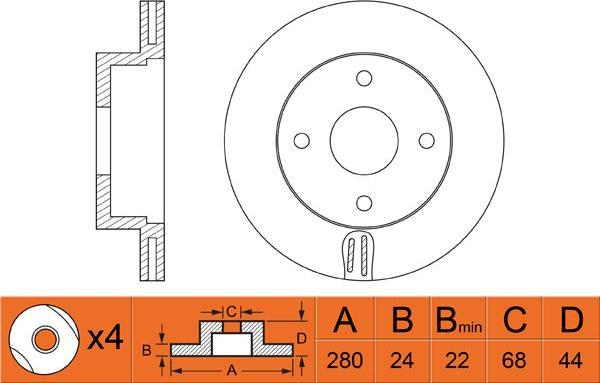 A.B.S. 9B63210 - Discofreno www.autoricambit.com