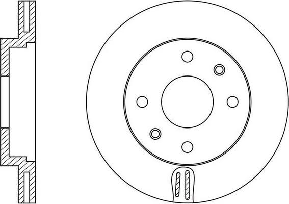 BENDIX 521943 - Discofreno www.autoricambit.com