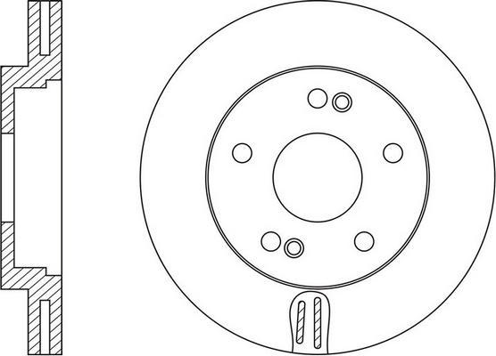 BENDIX 521435 - Discofreno www.autoricambit.com