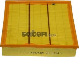 FRAM CA8194 - Filtro aria www.autoricambit.com