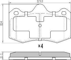 BENDIX 510990 - Kit pastiglie freno, Freno a disco www.autoricambit.com