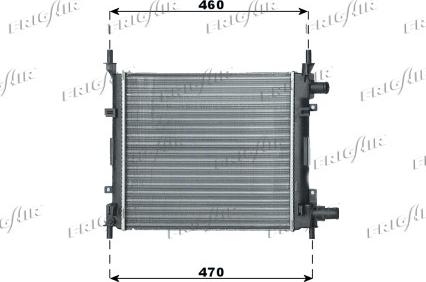 Frigair 0105.3054 - Radiatore, Raffreddamento motore www.autoricambit.com