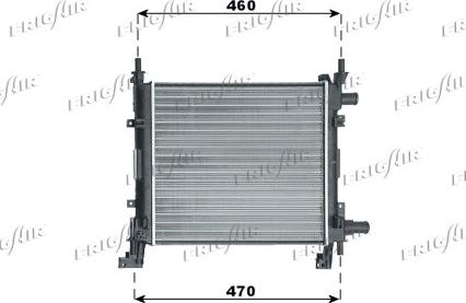 Frigair 0105.3055 - Radiatore, Raffreddamento motore www.autoricambit.com