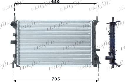 Frigair 0105.3067 - Radiatore, Raffreddamento motore www.autoricambit.com