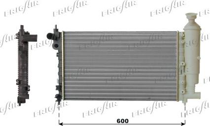 Frigair 0108.2068 - Radiatore, Raffreddamento motore www.autoricambit.com