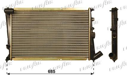 Frigair 0103.3088 - Radiatore, Raffreddamento motore www.autoricambit.com