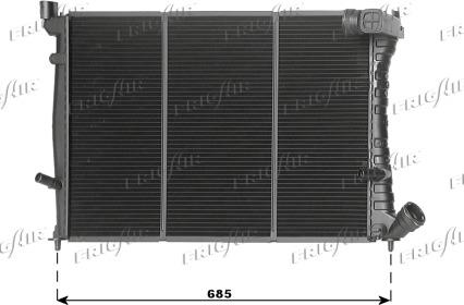 Frigair 0103.3026 - Radiatore, Raffreddamento motore www.autoricambit.com