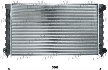 Frigair 0110.3075 - Radiatore, Raffreddamento motore www.autoricambit.com