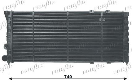 Frigair 0110.2031 - Radiatore, Raffreddamento motore www.autoricambit.com