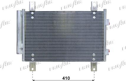 Frigair 0804.2069 - Condensatore, Climatizzatore www.autoricambit.com