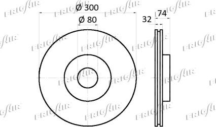 Frigair DC04.125 - Discofreno www.autoricambit.com