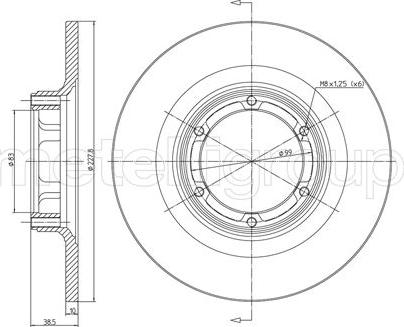 Spidan 80835 - Discofreno www.autoricambit.com