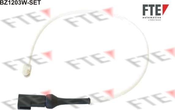 FTE BZ1203W-SET - Contatto segnalazione, Usura past. freno/mat. d'attrito www.autoricambit.com