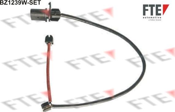 FTE BZ1239W-SET - Contatto segnalazione, Usura past. freno/mat. d'attrito www.autoricambit.com