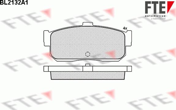 FTE 9010682 - Kit pastiglie freno, Freno a disco www.autoricambit.com