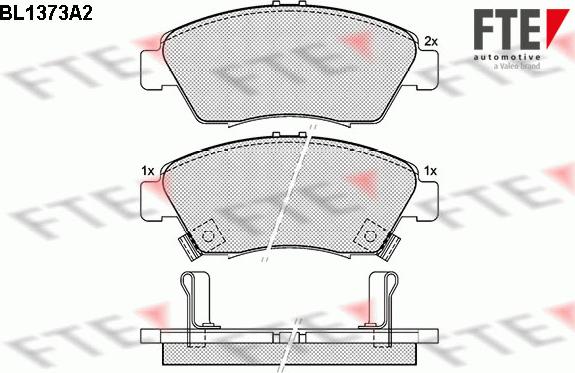 FTE 9010150 - Kit pastiglie freno, Freno a disco www.autoricambit.com