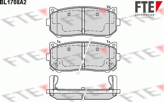 FTE 9010311 - Kit pastiglie freno, Freno a disco www.autoricambit.com