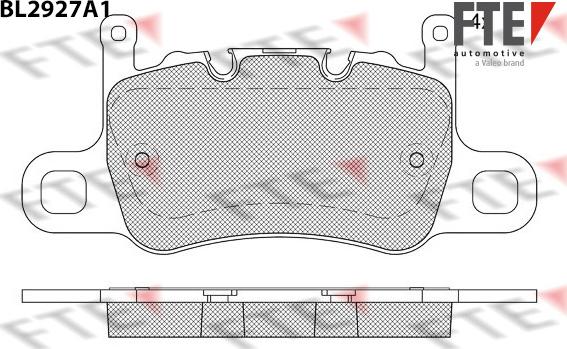 FTE 9011170 - Kit pastiglie freno, Freno a disco www.autoricambit.com