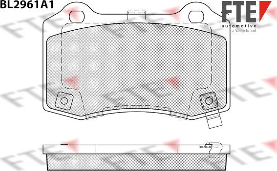 FTE 9011204 - Kit pastiglie freno, Freno a disco www.autoricambit.com