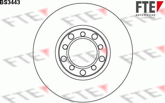 FTE BS3443 - Discofreno www.autoricambit.com