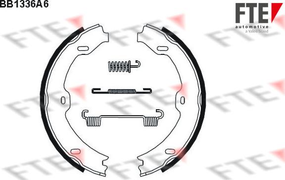 FTE 9100091 - Kit ganasce, Freno stazionamento www.autoricambit.com