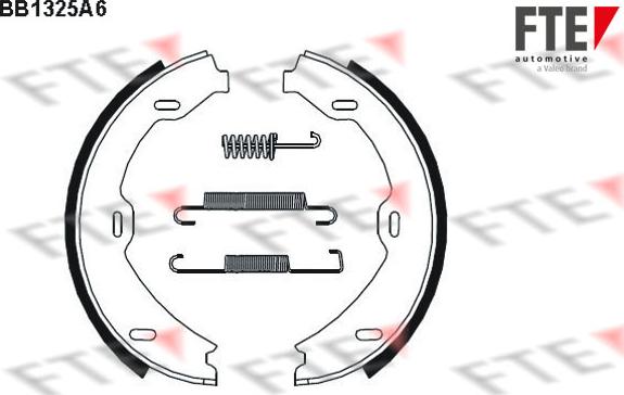 FTE 9100083 - Kit ganasce, Freno stazionamento www.autoricambit.com