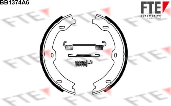 FTE 9100119 - Kit ganasce, Freno stazionamento www.autoricambit.com