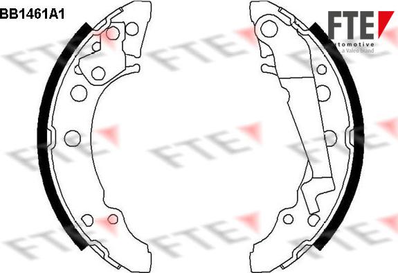 FTE BB1461A1 - Kit freno, freni a tamburo www.autoricambit.com