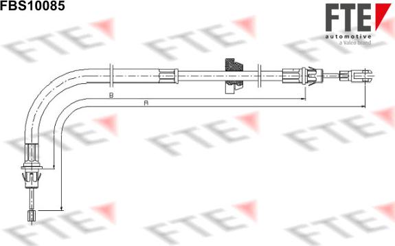 FTE 9250376 - Cavo comando, Freno stazionamento www.autoricambit.com