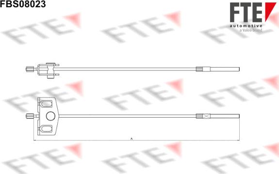 FTE 9250229 - Cavo comando, Freno stazionamento www.autoricambit.com