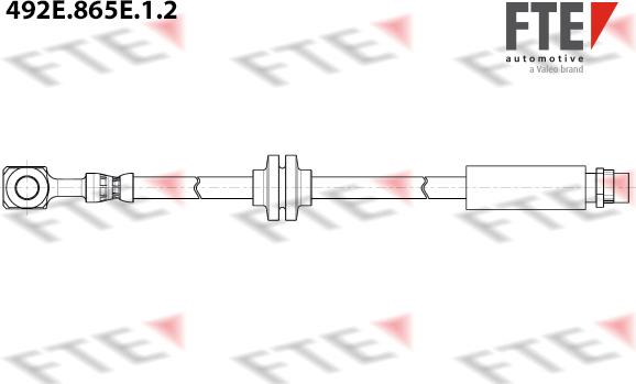 FTE 9240971 - Flessibile del freno www.autoricambit.com