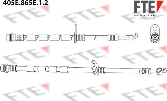 FTE 9240571 - Flessibile del freno www.autoricambit.com