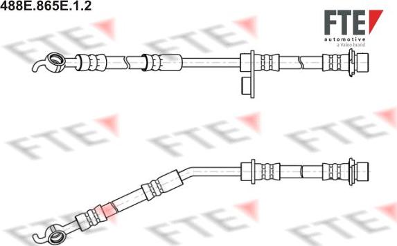 FTE 488E.865E.1.2 - Flessibile del freno www.autoricambit.com