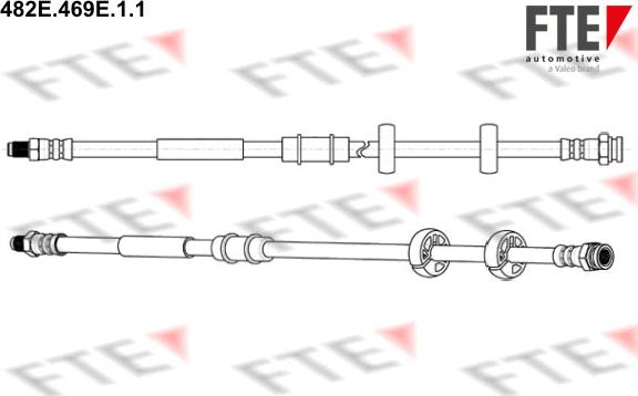 FTE 9240689 - Flessibile del freno www.autoricambit.com